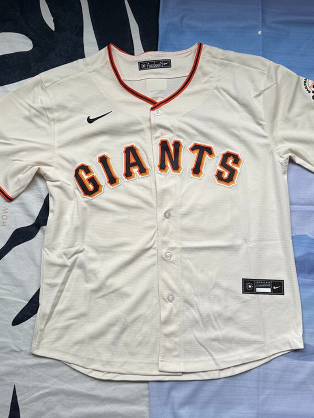 Nike Authentic San Francisco Giants Cream MLB Baseball Jersey